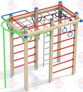 СО 1.30 - Спортивный комплекс Шведская стенка с шестом