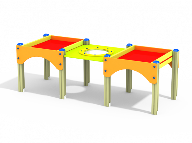 МФ 3.502 Стол-песочница двойная высокая