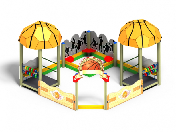 МФ 3.551 Песочный дворик Баскетбол без горки